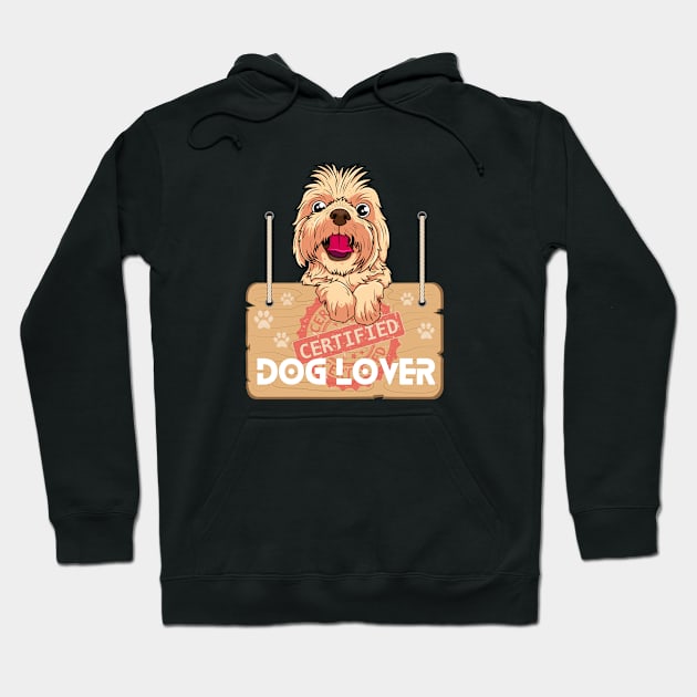 Certified Dog Lover Hoodie by ColorShades